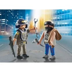 Jongens|Bouwstenen>Playmobil 71505 Duopacks Tactische Politie-Eenheid en Bandiet