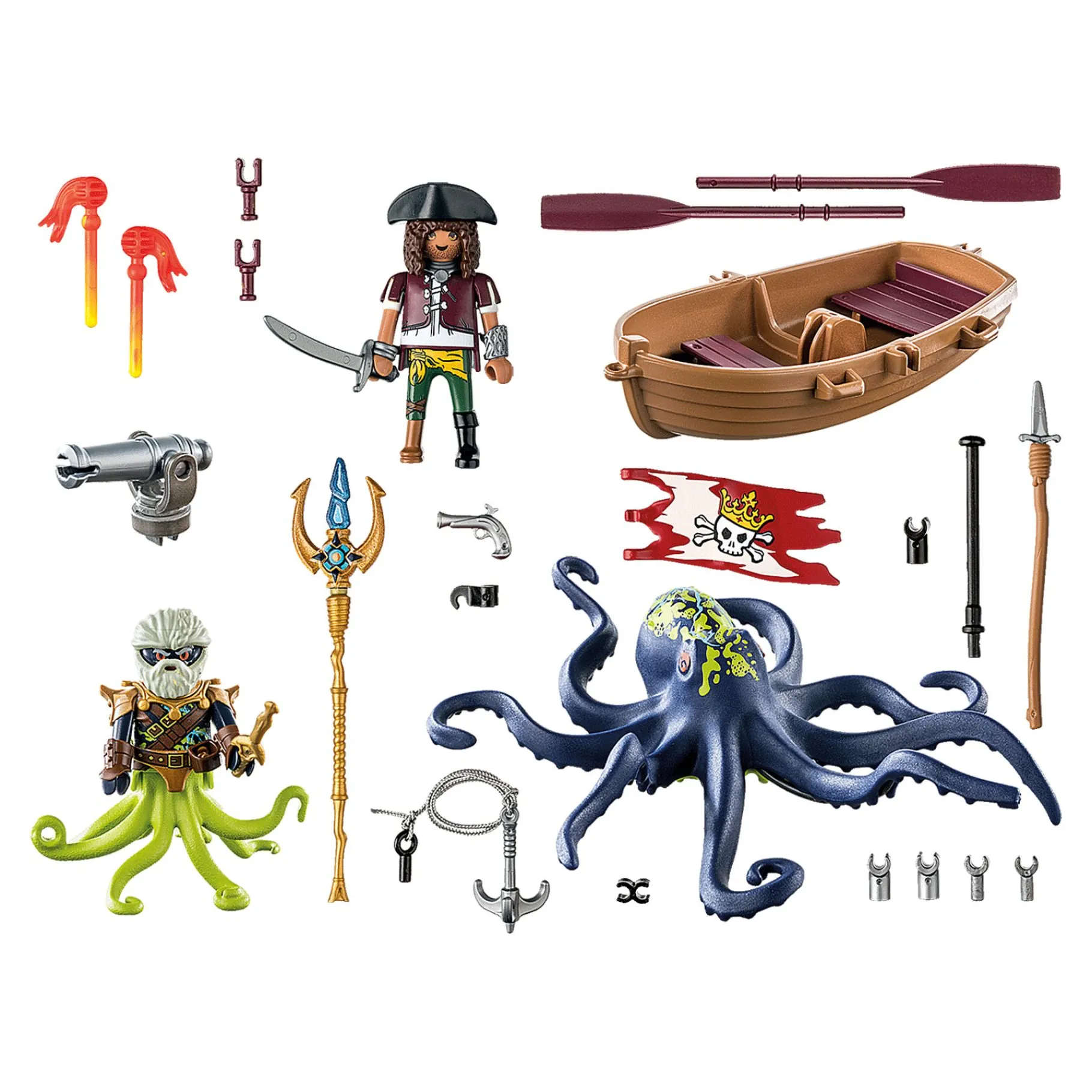 Jongens>Playmobil 71419 Gevecht Reuzenoctopus