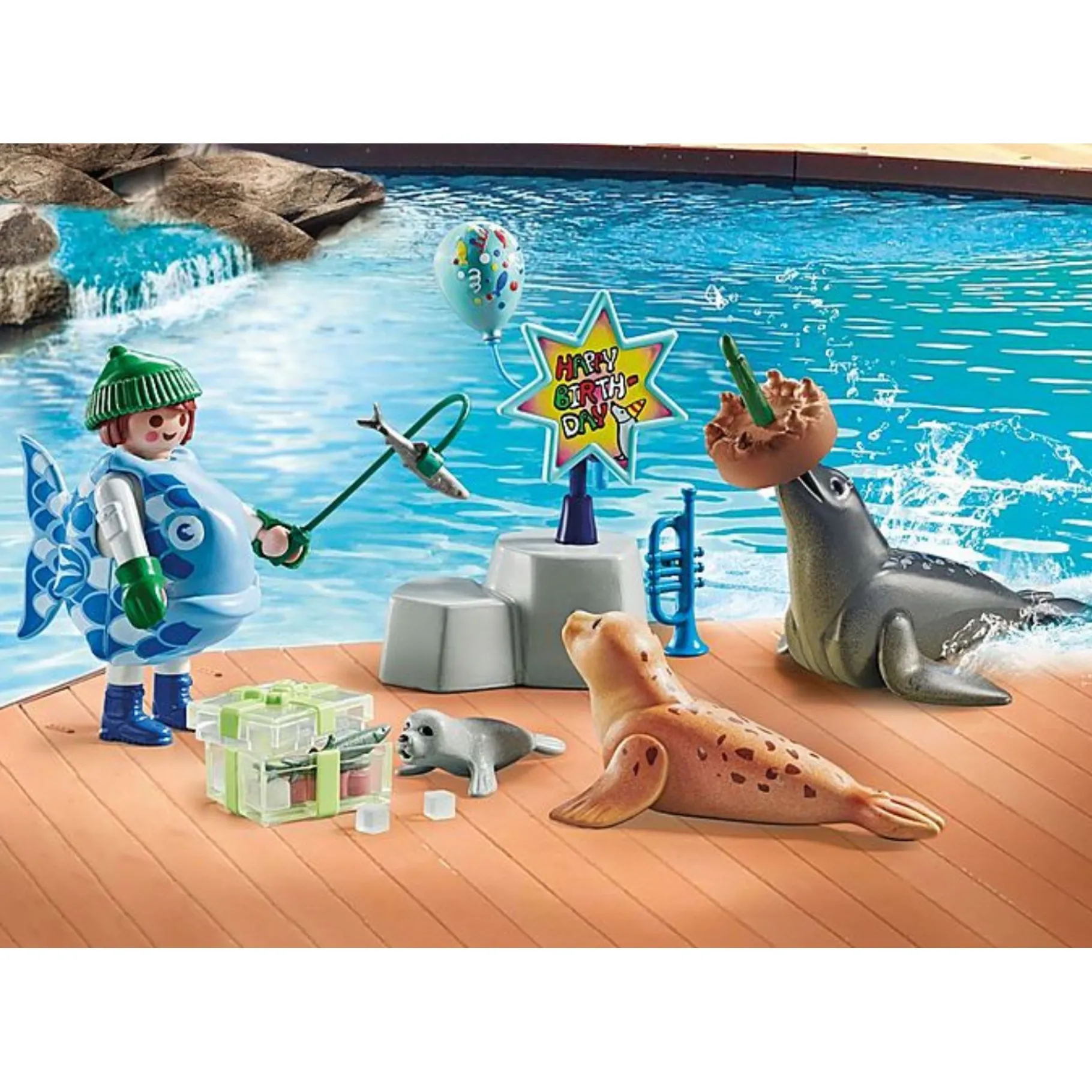 Jongens|Bouwstenen>Playmobil 71448 Gift Set Dieren Voeren