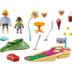 Jongens|Bouwstenen> Playmobil 71449 Gift Set Minigolf