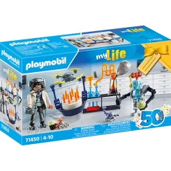 Jongens|Bouwstenen>Playmobil 71450 Gift Set Onderzoekers Met Robots