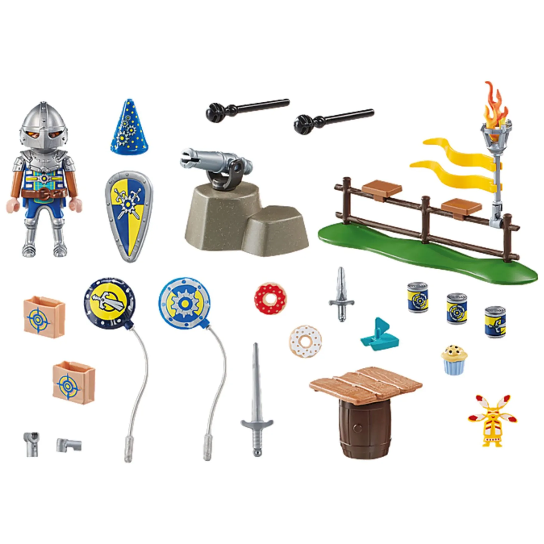 Jongens|Bouwstenen>Playmobil 71447 Gift Set Ridder Verjaardag
