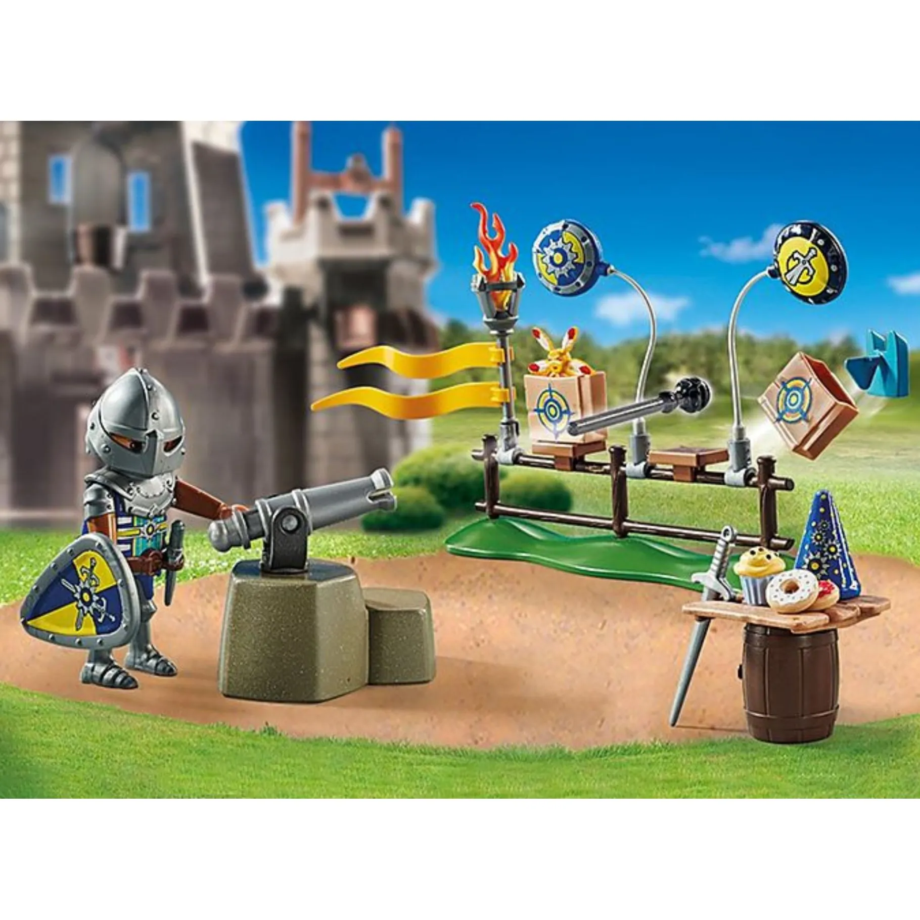 Jongens|Bouwstenen>Playmobil 71447 Gift Set Ridder Verjaardag