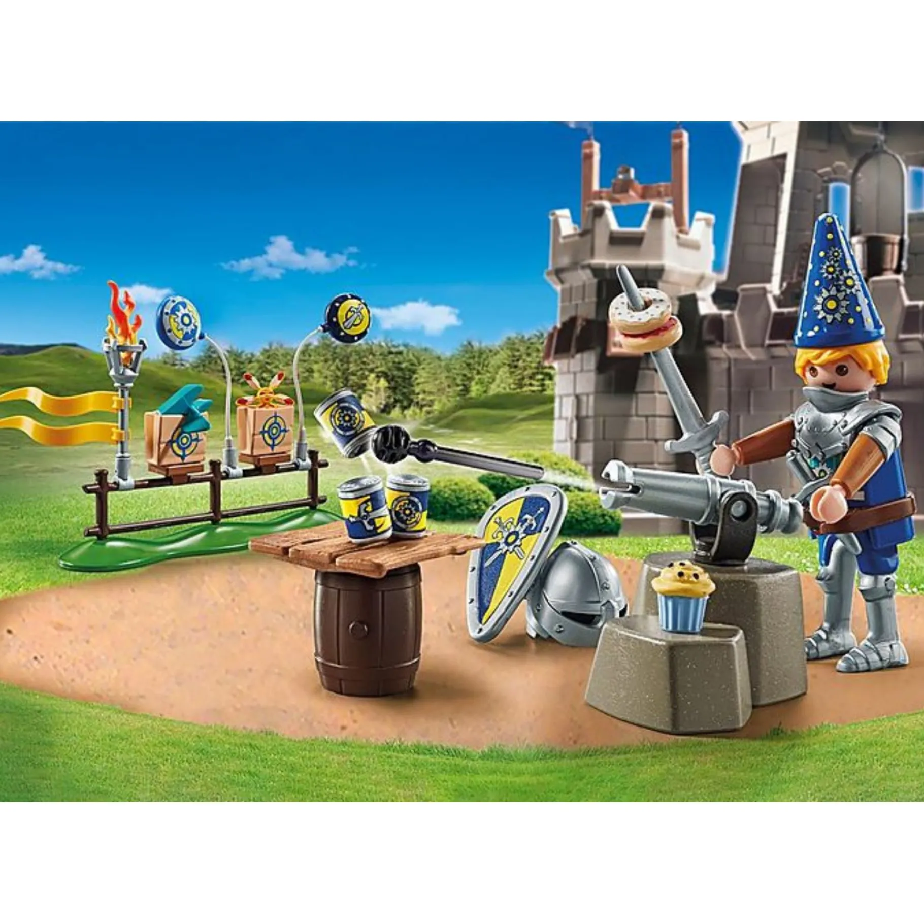 Jongens|Bouwstenen>Playmobil 71447 Gift Set Ridder Verjaardag