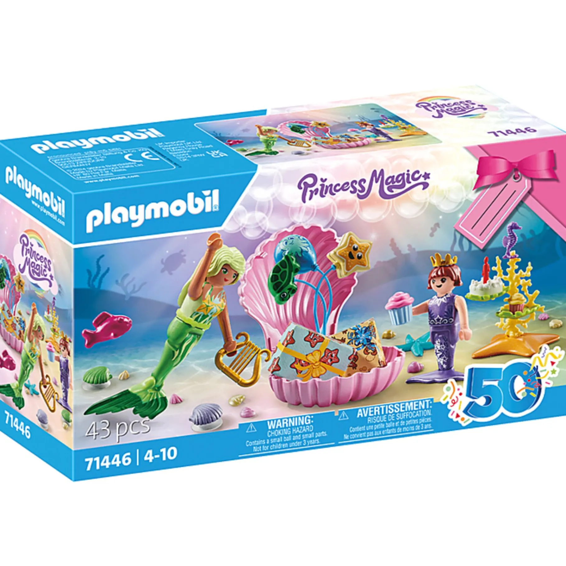 Jongens|Bouwstenen>Playmobil 71446 Gift Set Zeemeermin Verjaardagsfeestje