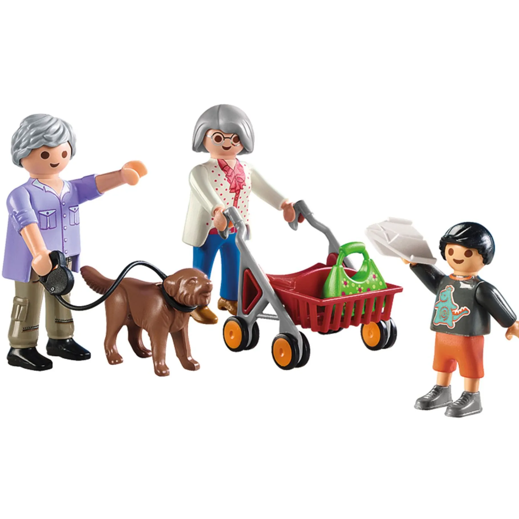 Jongens|Bouwstenen>Playmobil 70990 Grootouders Met Kleinkinderen
