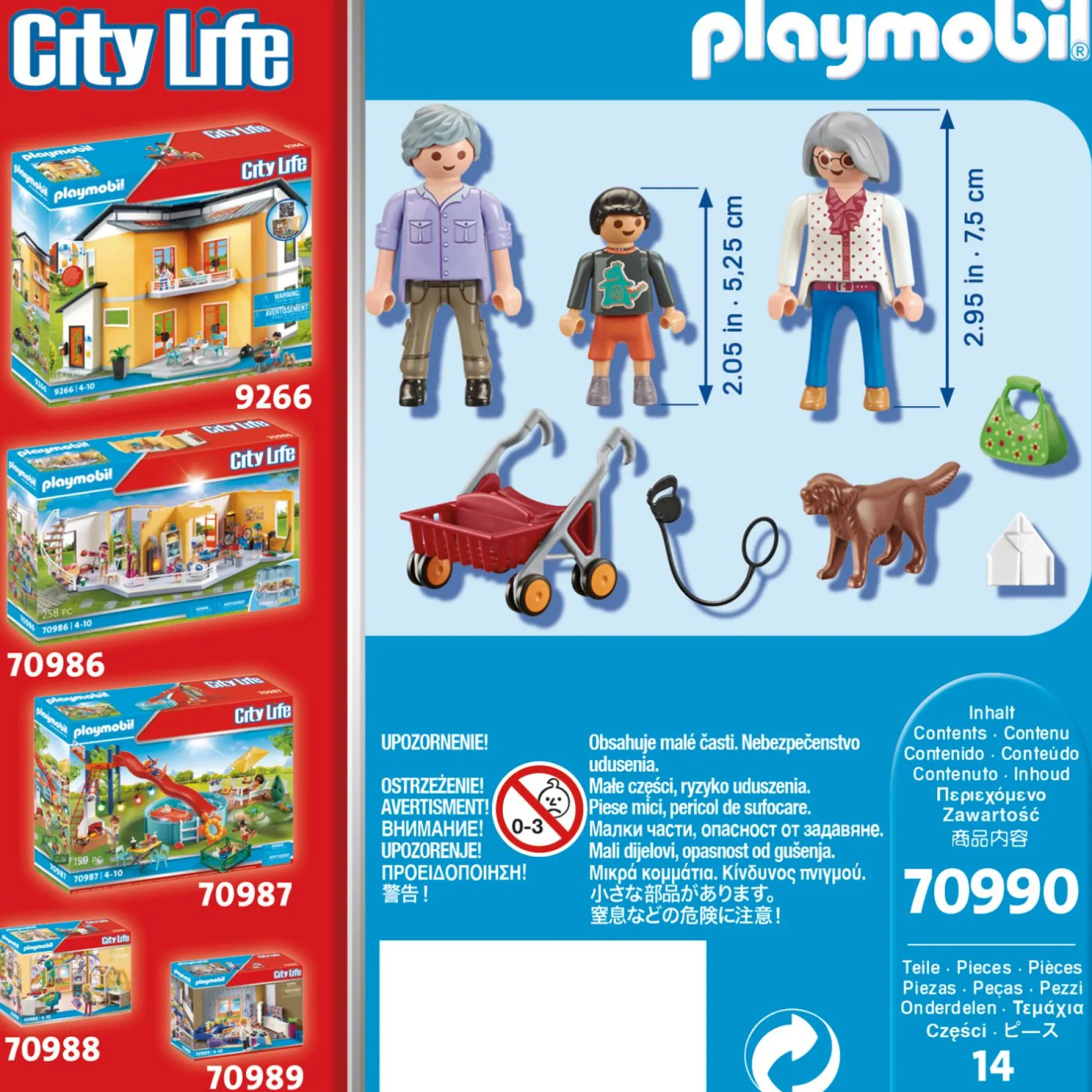 Jongens|Bouwstenen>Playmobil 70990 Grootouders Met Kleinkinderen