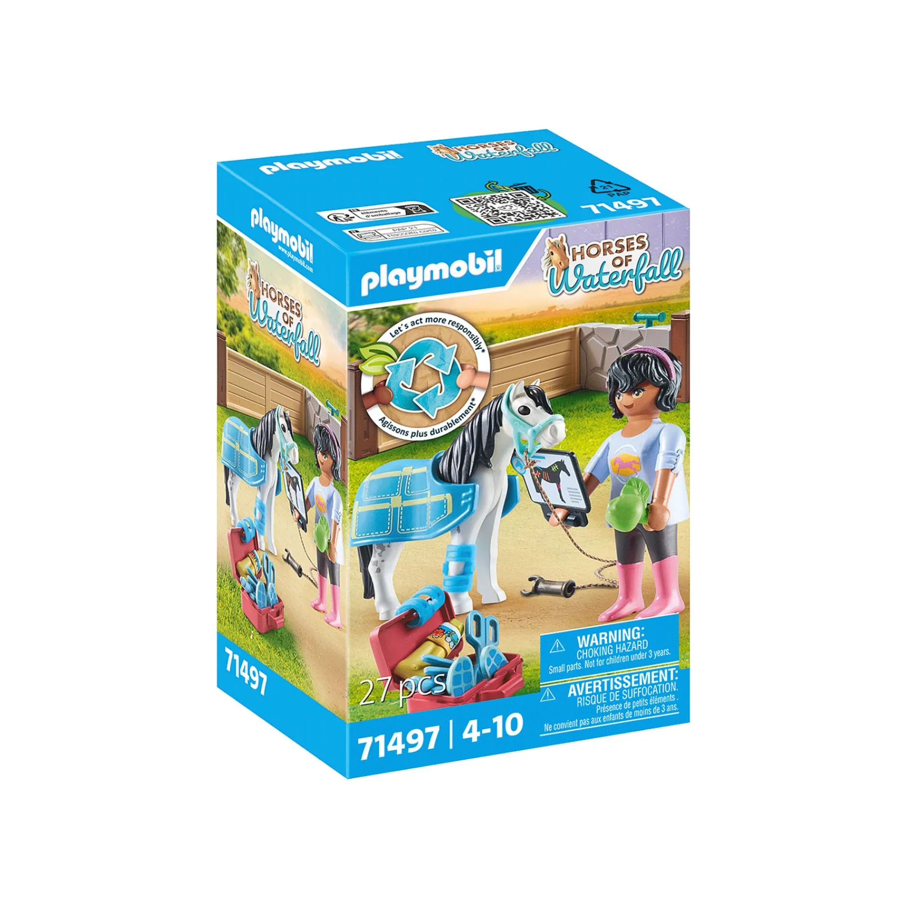 Bouwstenen|Jongens>Playmobil 71497 Horses Of Waterfall Paardentherapeut