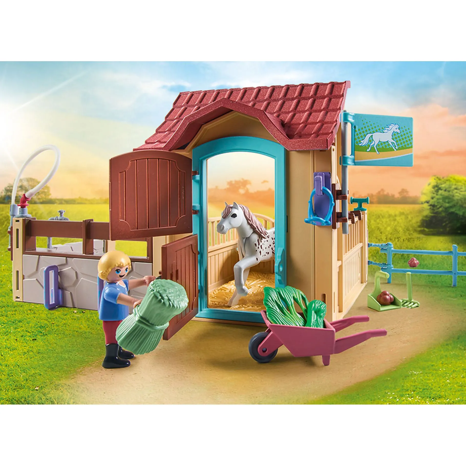Bouwstenen|Jongens>Playmobil 71494 Horses Of Waterfall Manege