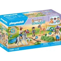Jongens|Bouwstenen>Playmobil 71496 Horses Of Waterfall Ponykoets