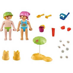 Speelsets|Jongens> PlayMobil 71581 Kinderen met zandkasteel