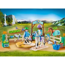 Bouwstenen|Jongens>Playmobil 71637 Moderne paardrijschool