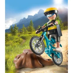 Speelsets|Jongens>Playmobil 71756 mountainbiker