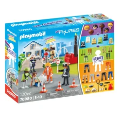 Jongens|Bouwstenen>Playmobil 70980 My Figures Reddingsmissie