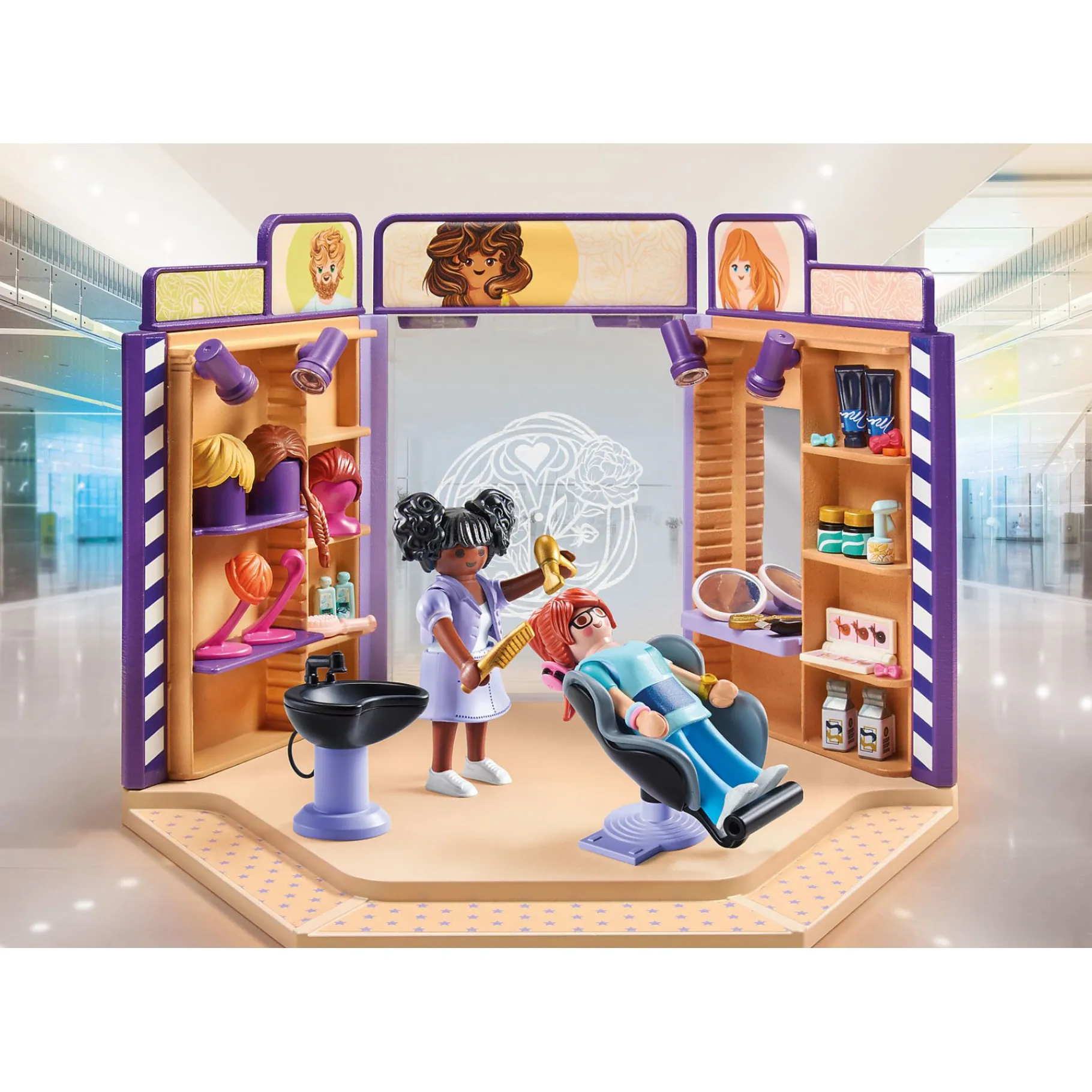 Bouwstenen|Jongens>Playmobil 71535 My Life Kapsalon