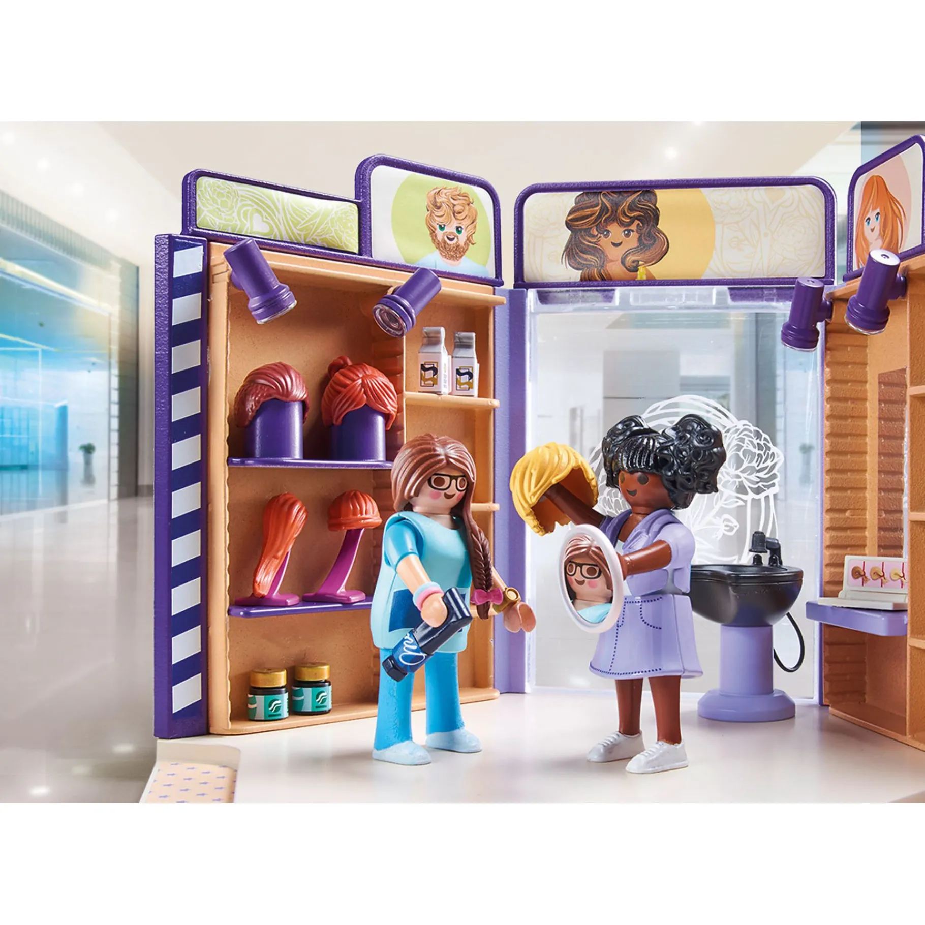 Bouwstenen|Jongens>Playmobil 71535 My Life Kapsalon