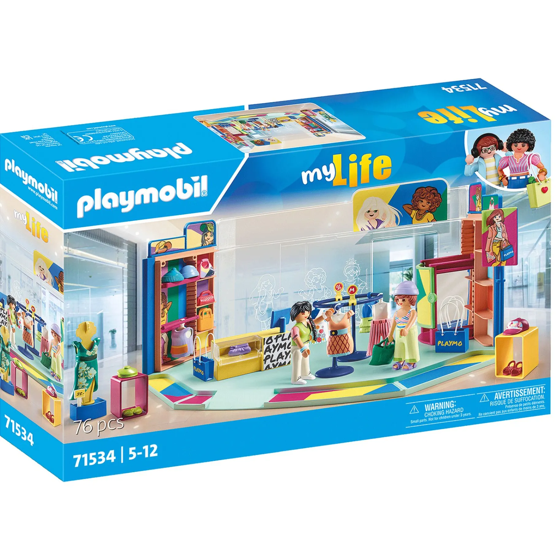 Jongens|Bouwstenen>Playmobil 71534 My Life Modewinkel