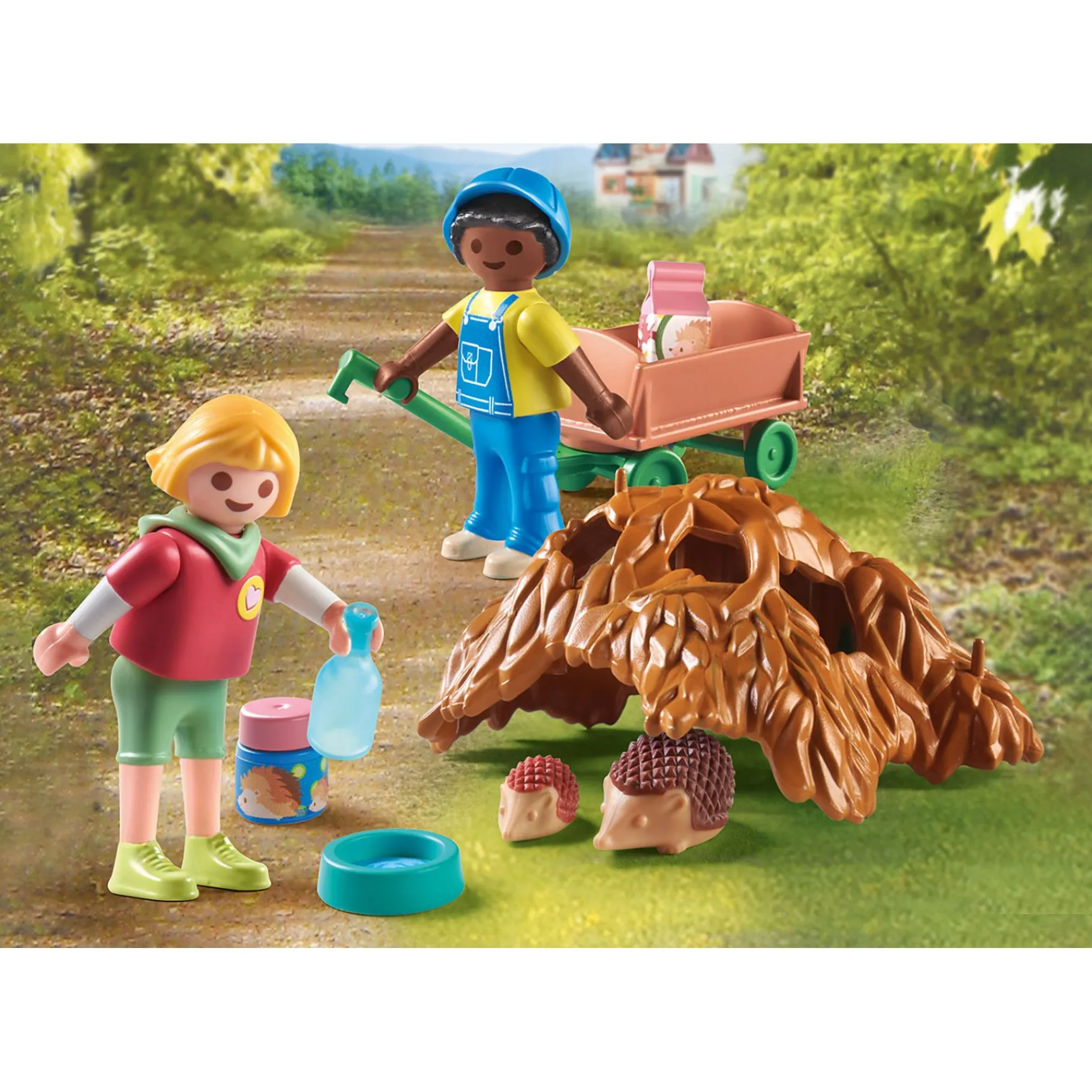 Jongens|Bouwstenen>Playmobil 71512 My Life Zorgen Voor De Egelfamilie