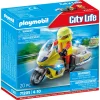 Jongens|Bouwstenen>Playmobil 71205 Noodmotorfiets met Zwaailicht