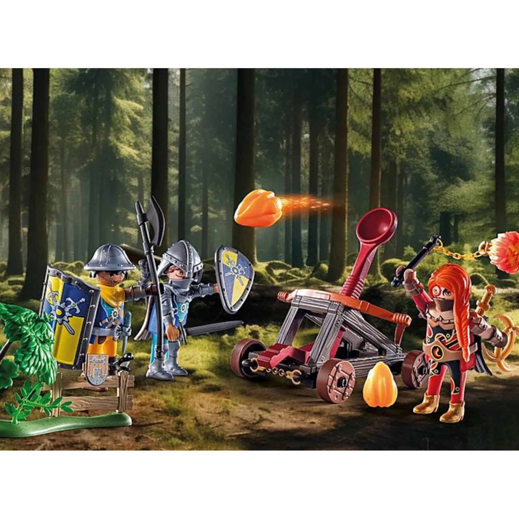 Jongens|Bouwstenen>Playmobil 71485 Novelmore Hinderlaag Langs De Weg