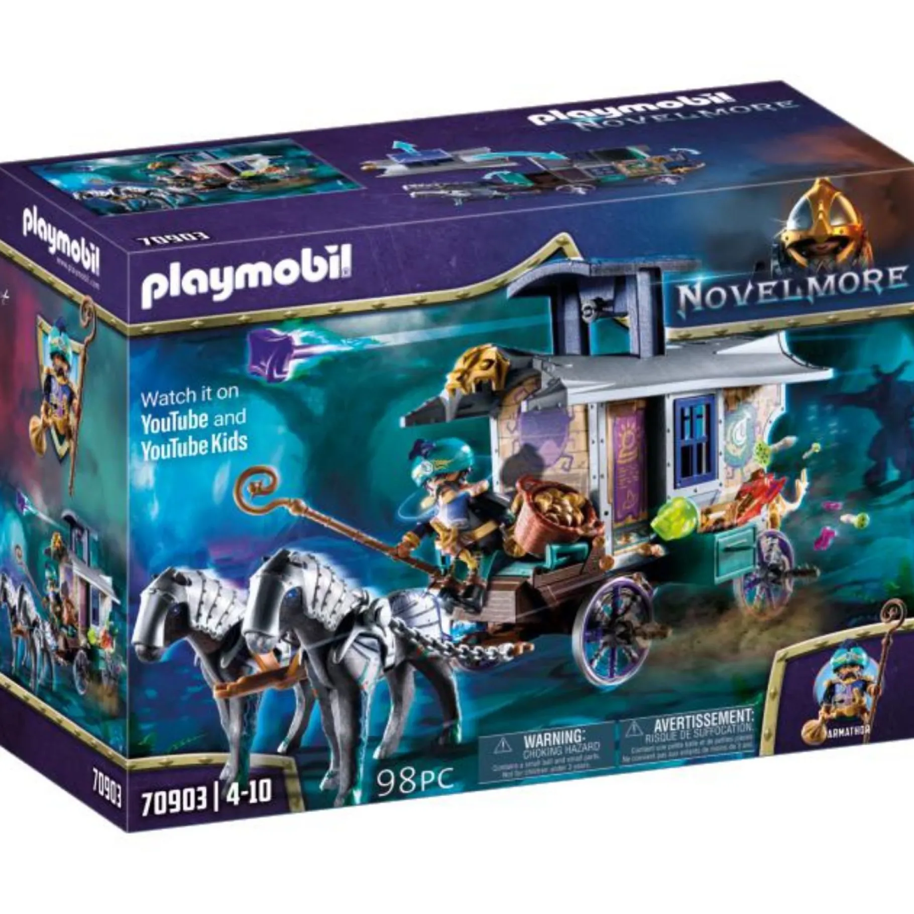 Jongens|Bouwstenen>Playmobil 70903 Novelmore Violet Vale Handelskoets