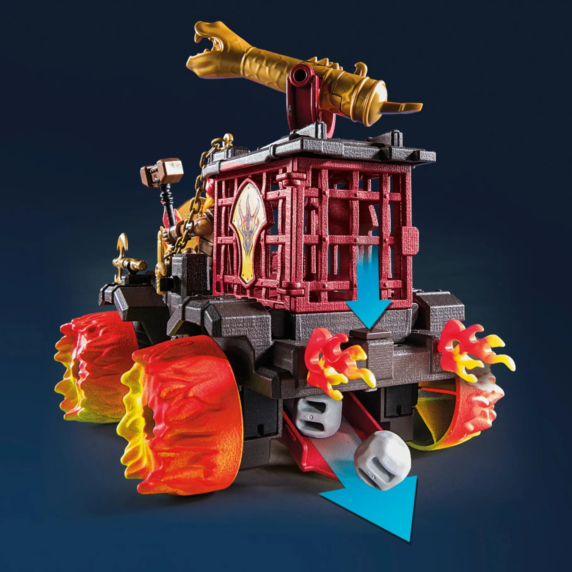 Bouwpakketten>Playmobil 71299 Novelmore Vuurgevecht Wagen