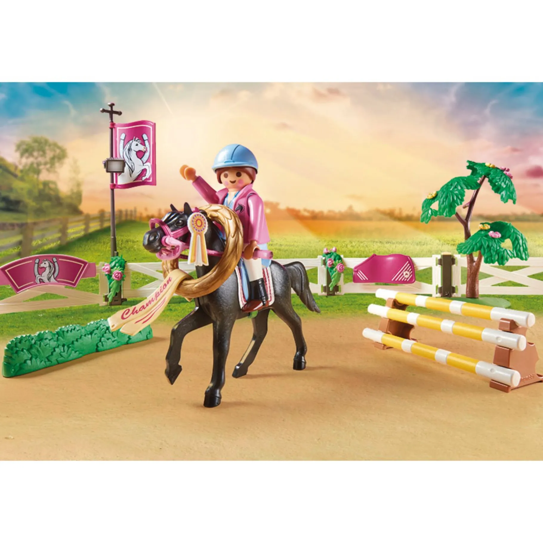 Jongens|Bouwstenen>Playmobil 70996 Paardrijtoernooi