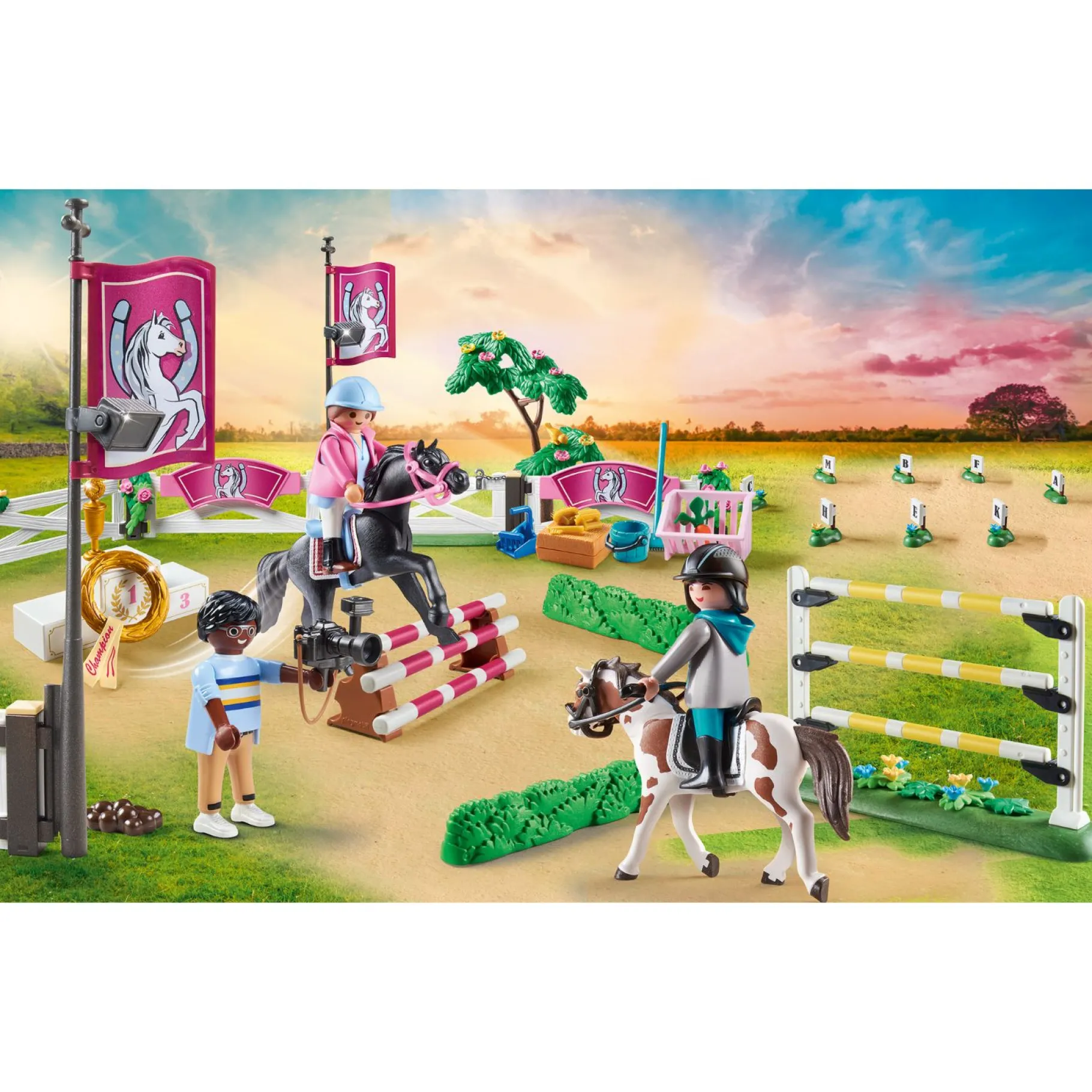 Jongens|Bouwstenen>Playmobil 70996 Paardrijtoernooi