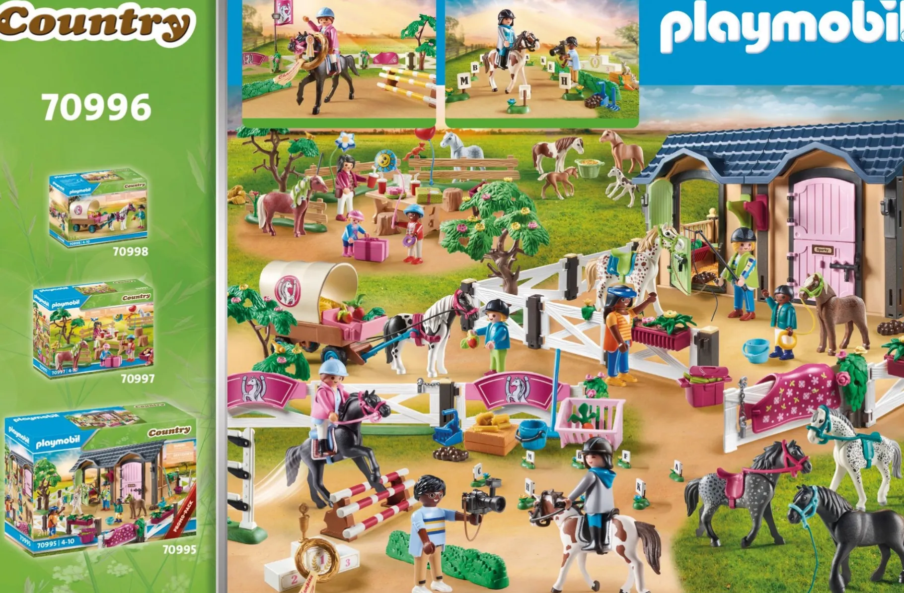 Jongens|Bouwstenen>Playmobil 70996 Paardrijtoernooi