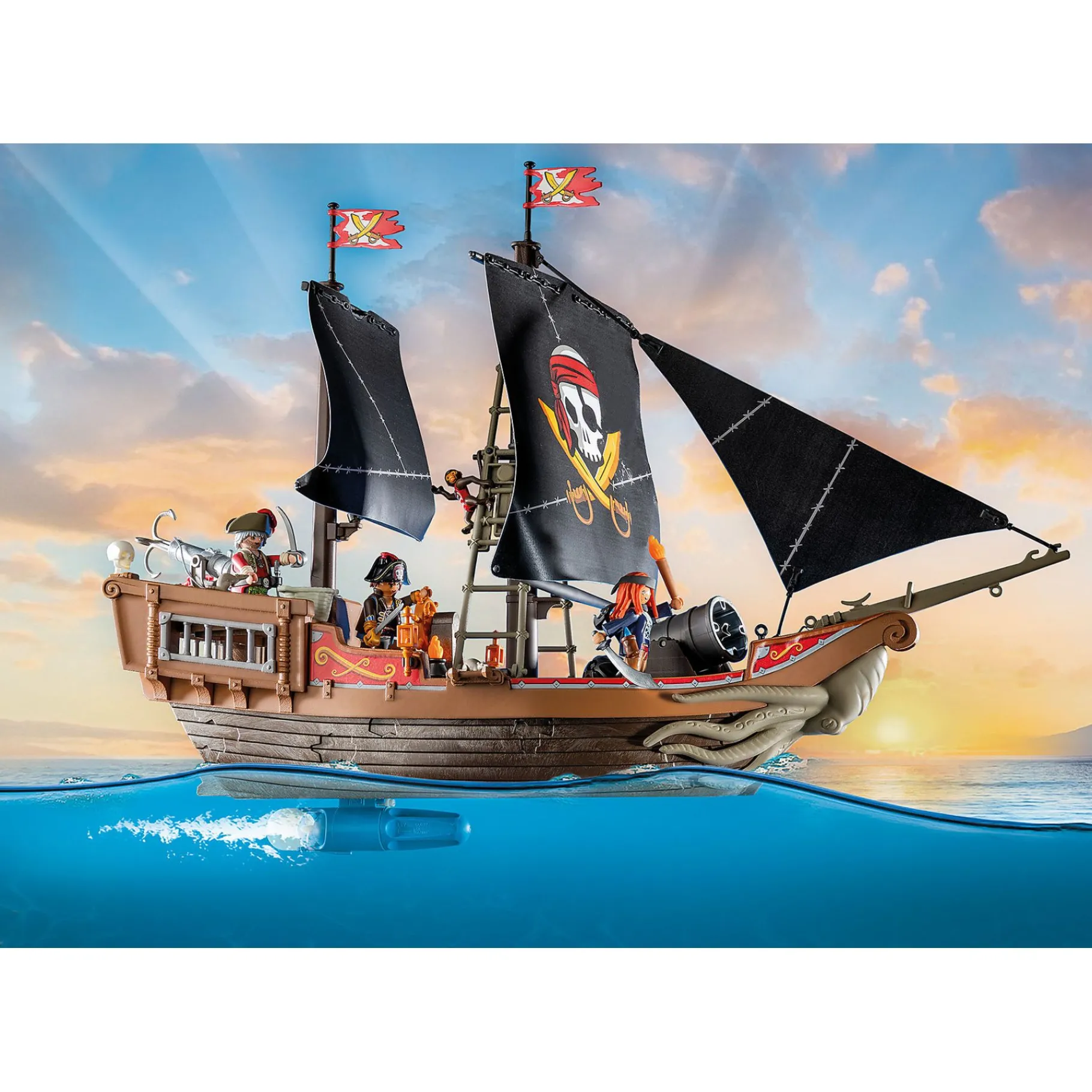 Jongens|Bouwstenen>Playmobil 71530 Pirates Groot Piratenschip