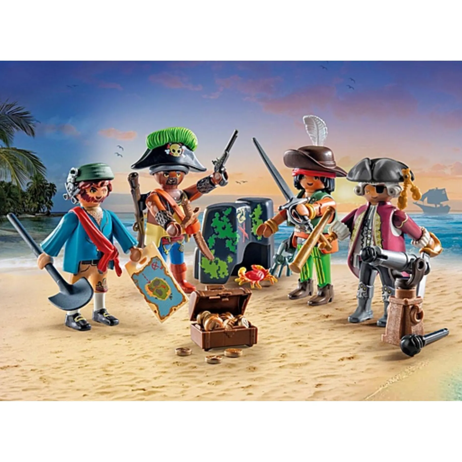 Bouwstenen|Jongens>Playmobil 71533 Pirates My Figures: Piraten