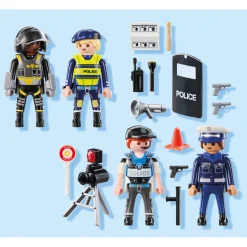 Speelsets|Jongens></noscript>Playmobil 71730 politie figuren set