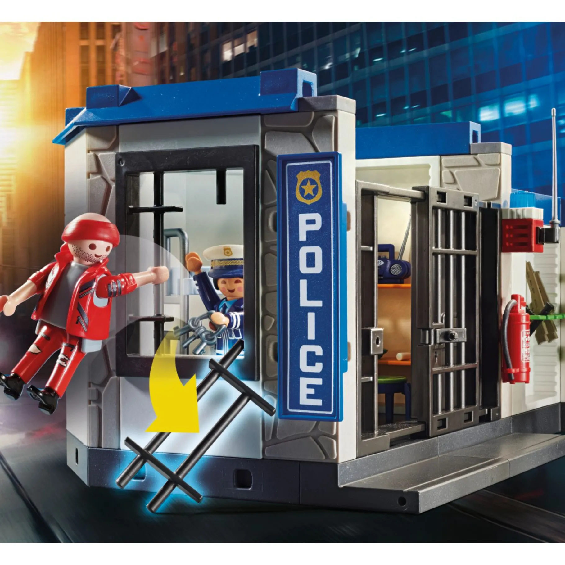 Jongens|Bouwstenen>Playmobil 70568 Politie: Ontsnapping Uit De Gevangenis