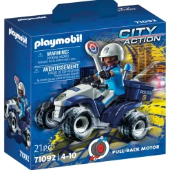 Bouwstenen|Jongens>Playmobil 71092 Politie Speed Quad