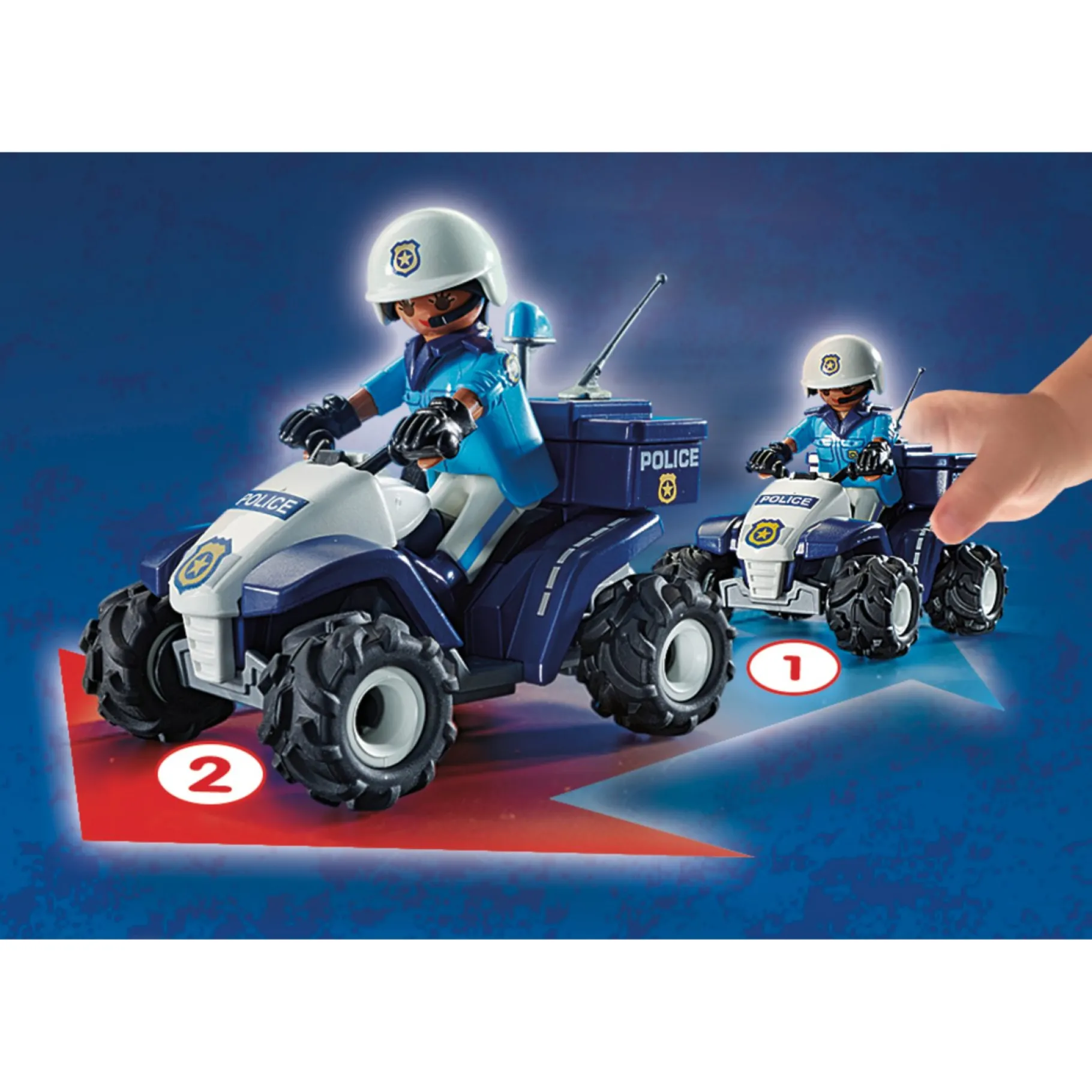 Bouwstenen|Jongens>Playmobil 71092 Politie Speed Quad