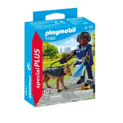Bouwstenen|Jongens>Playmobil 71162 Politieagent Met Speurhond