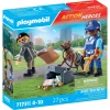 Speelsets|Jongens>Playmobil 71731 politiehond met boef