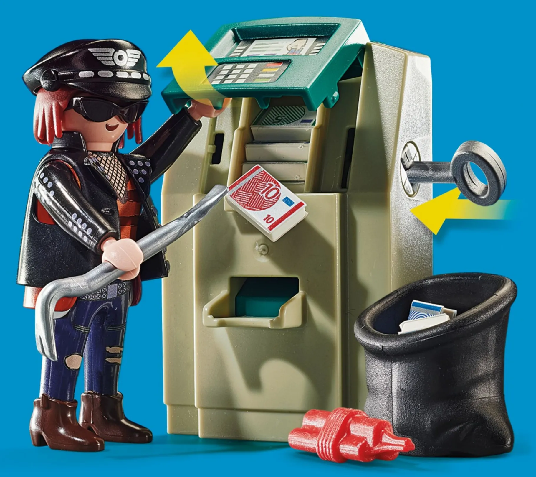 Jongens|Bouwstenen>Playmobil 70572 Politiemotor: Achtervolging Van De Geldrover