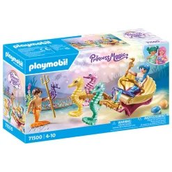 Jongens|Bouwstenen>Playmobil 71500 Princess Magic Zeemeermin Zeepaard Koets