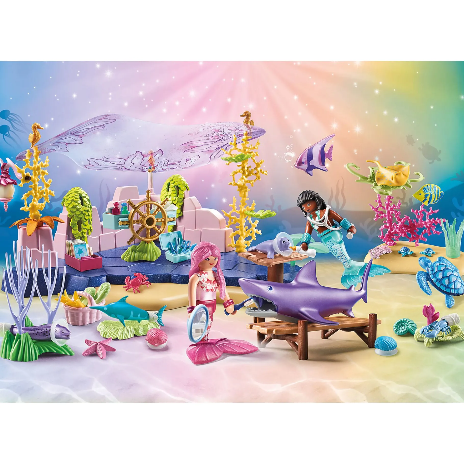 Jongens|Bouwstenen>Playmobil 71499 Princess Magic Zeemeermin dierenverzorging