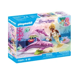 Jongens|Bouwstenen>Playmobil 71501 Princess Magic Zeemeermin Met Dolfijnen