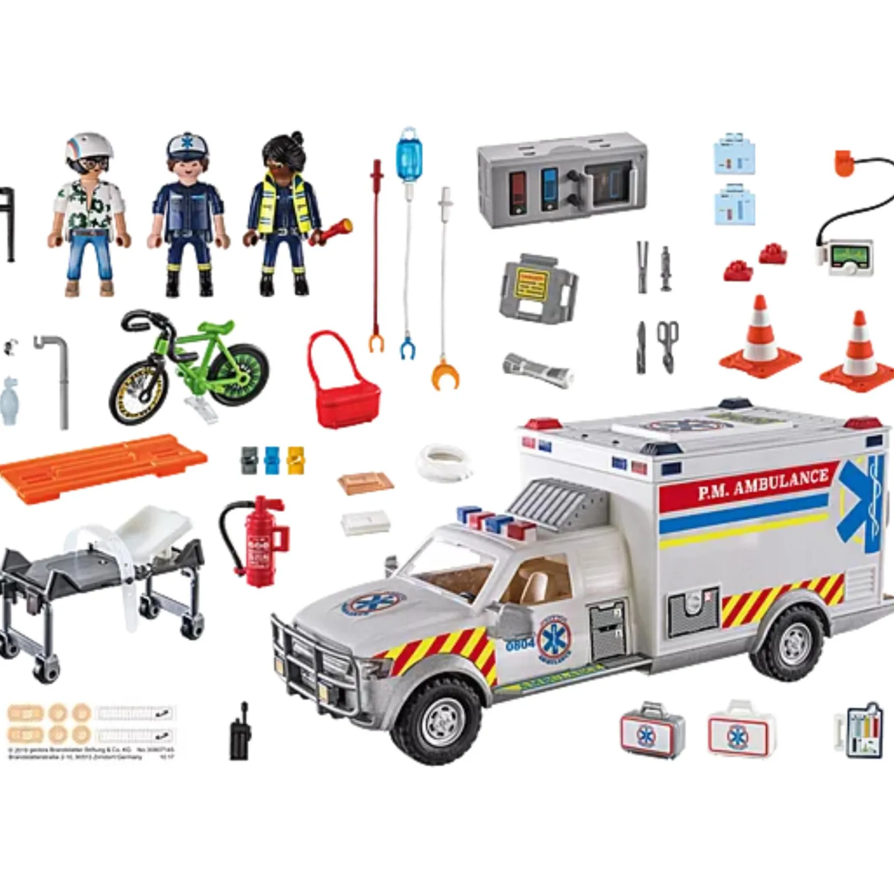 Bouwstenen|Jongens>Playmobil 70936 Reddingsvoertuig: US Ambulance
