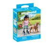 Speelsets|Jongens>Playmobil 71739 schaatser met retriever