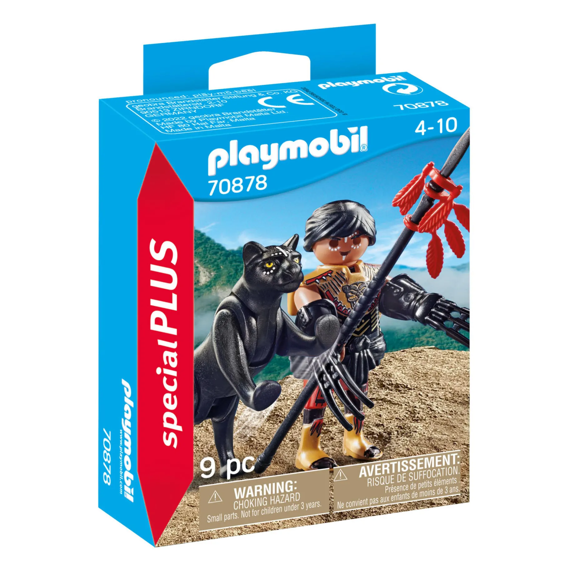 Jongens|Bouwstenen>Playmobil 70878 Special Plus Krijger Met Panter