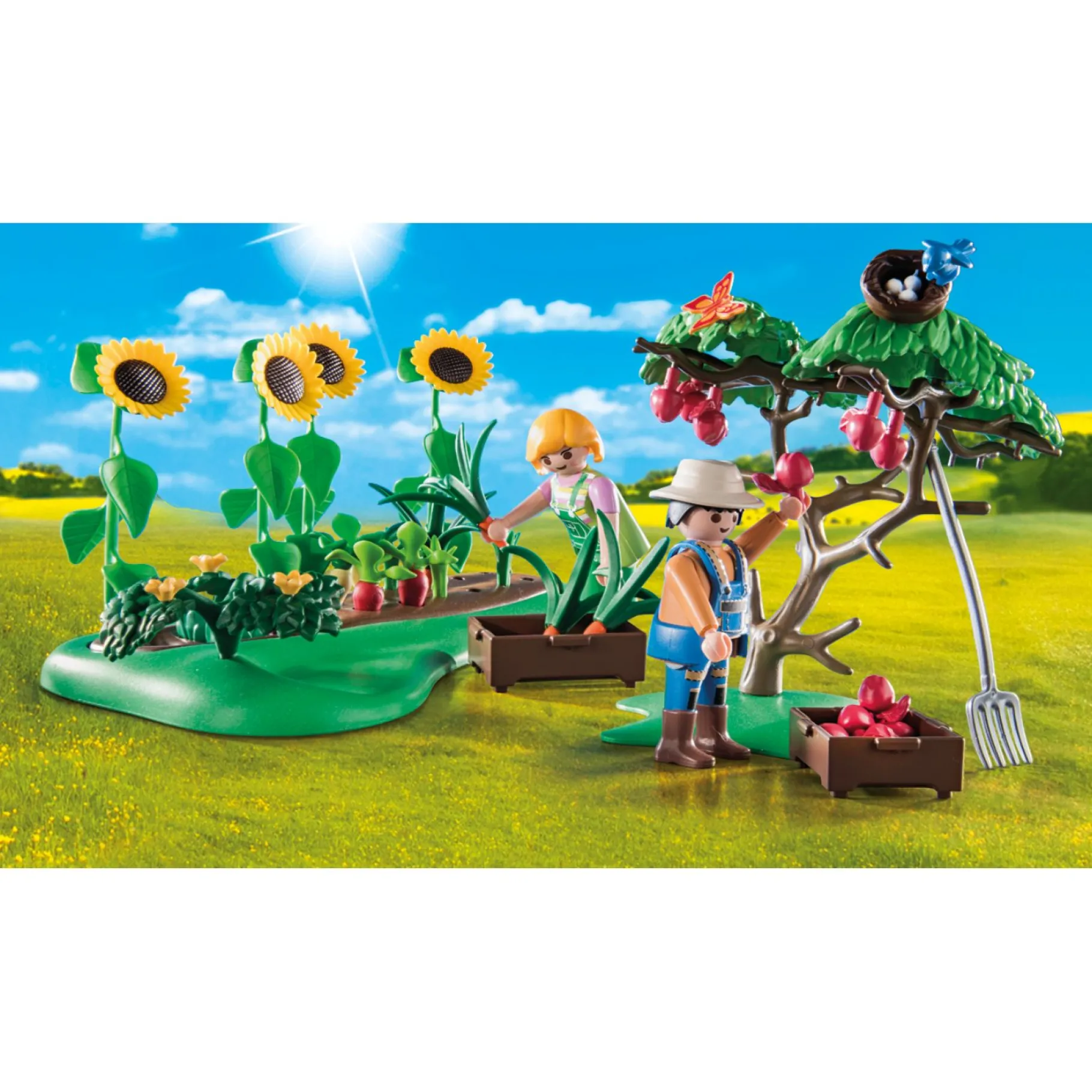 Bouwpakketten>Playmobil 71380 Starter Boerderij Moestuin
