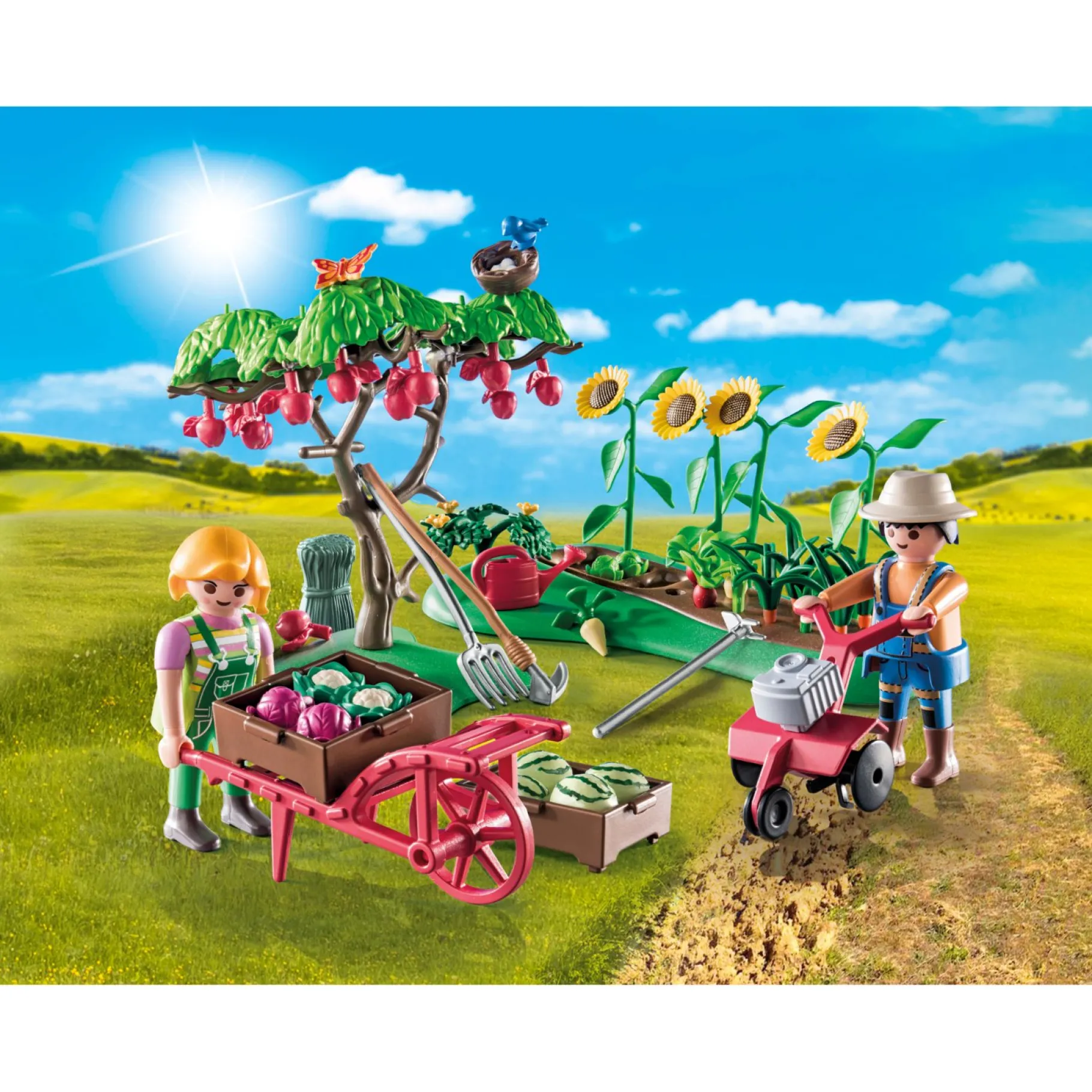 Bouwpakketten>Playmobil 71380 Starter Boerderij Moestuin