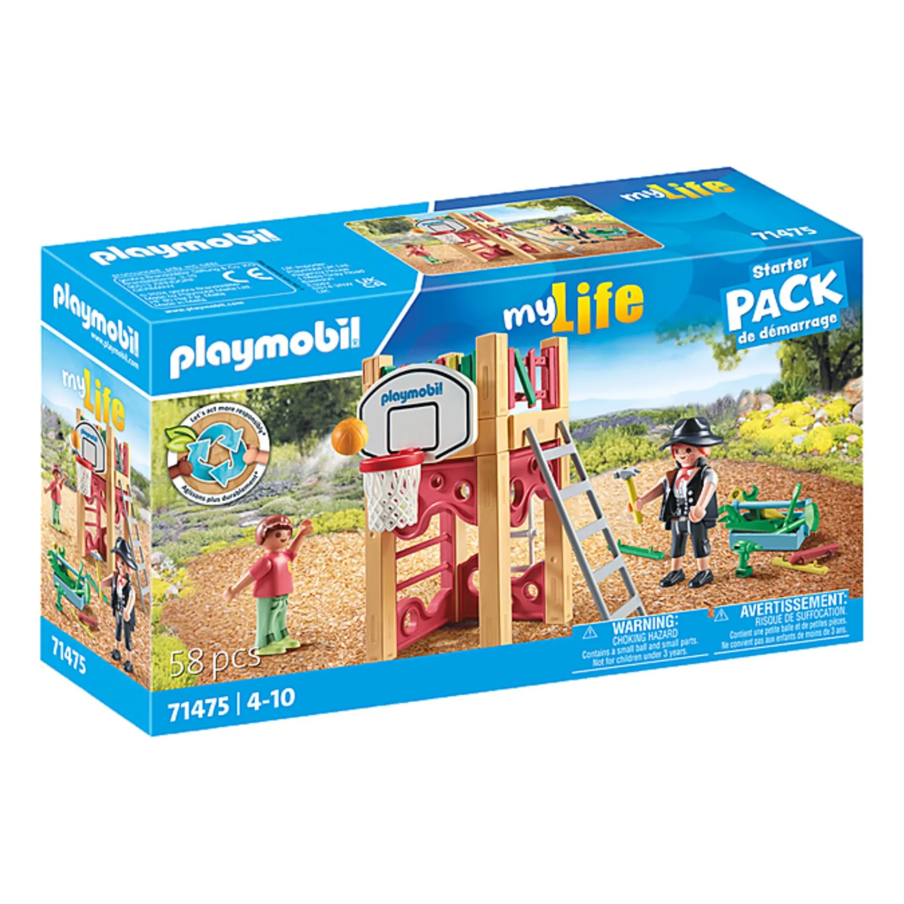 Bouwstenen|Jongens>Playmobil 71475 Starter Packs Timmerman Op Weg Naar Klus