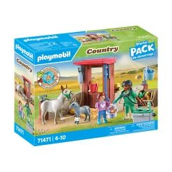 Bouwstenen|Jongens>Playmobil 71471 Starter Packs Boerderij Dierenarts