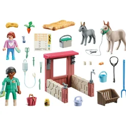 Bouwstenen|Jongens>Playmobil 71471 Starter Packs Boerderij Dierenarts