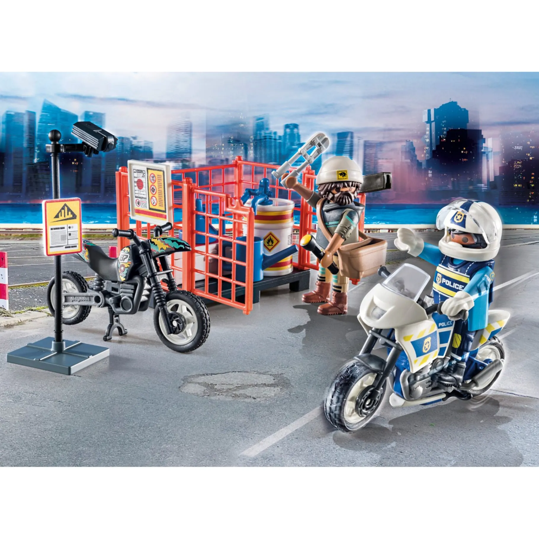 Bouwpakketten>Playmobil 71381 Starter Politie